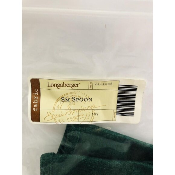 Longaberger Small Spoon Basket Liner in Ivy Green New - Picture 3 of 3